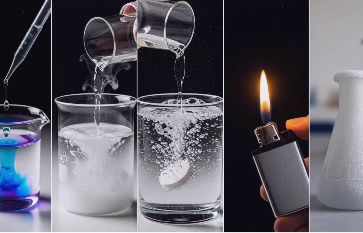 5 dấu hiệu nhận biết phản ứng hóa học