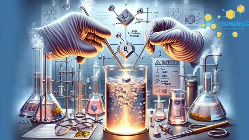 Bari phản ứng với nước Bari phản ứng với nước