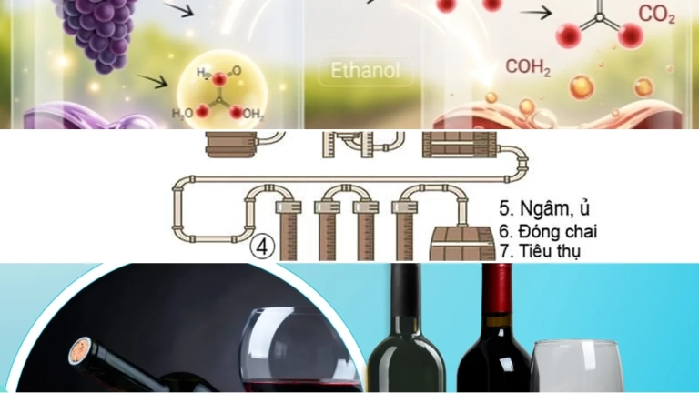 Cơ Chế Lên Men Rượu Vang Từ Nho Chuyên Sâu