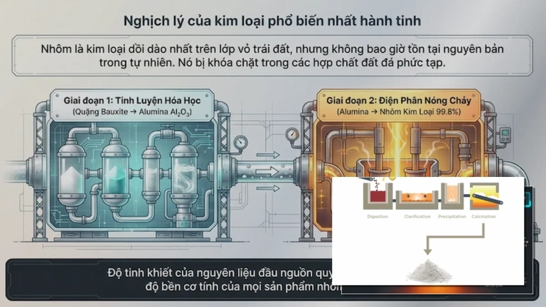 Điện phân nhôm từ quặng bô xít bước chuyển mình của ngành công nghiệp Việt Nam