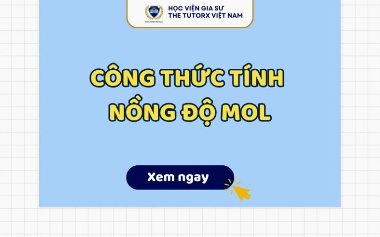 Nồng độ Mol là gì? Công thức tính và ví dụ chi tiết