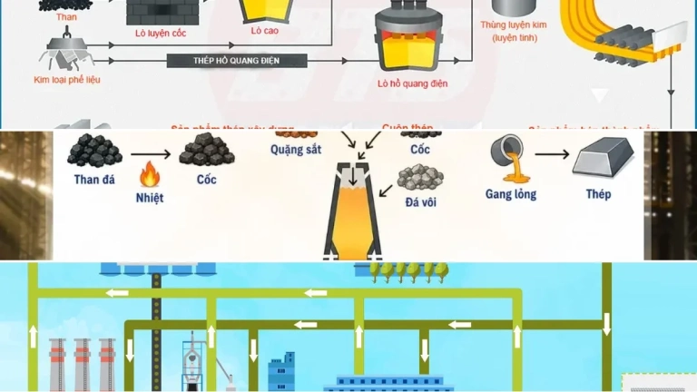 Quy Trình Sản Xuất Thép Từ Quặng Sắt Chi Tiết Nhất 2026